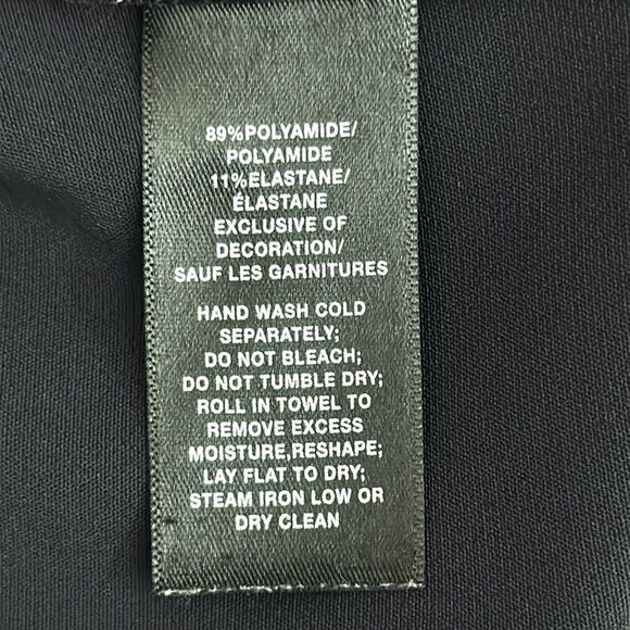 Lafayette 148 Crop Pants Manhattan Step Hem Navy Blue Color Pockets sz 16 - Picture 10 of 13